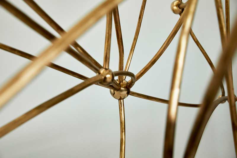 Bronze sculpture detail