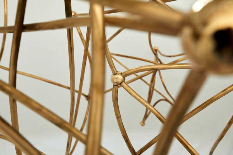 Abstract bronze forms