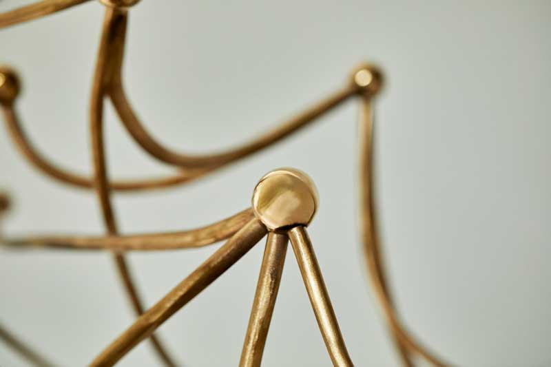 Abstract bronze forms