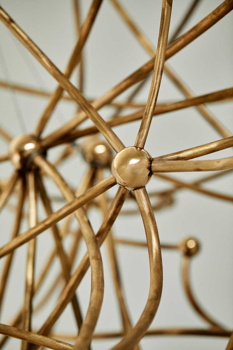 Abstract bronze forms