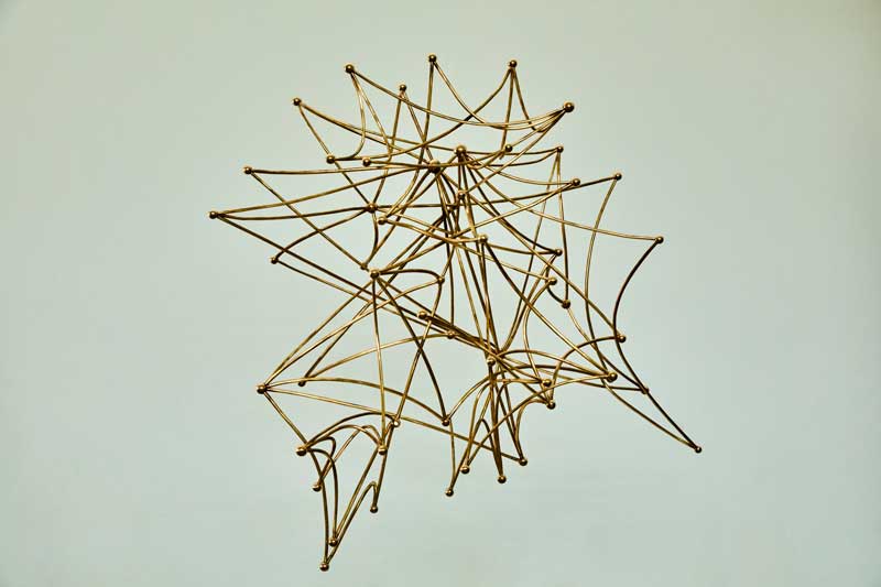 Abstract bronze forms