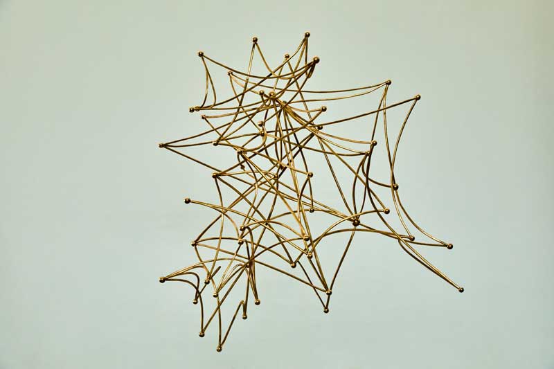 Abstract bronze forms