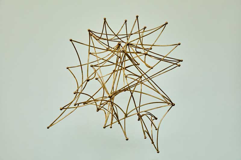Abstract bronze forms