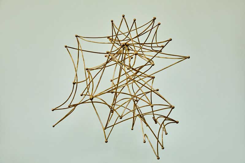 Abstract bronze forms