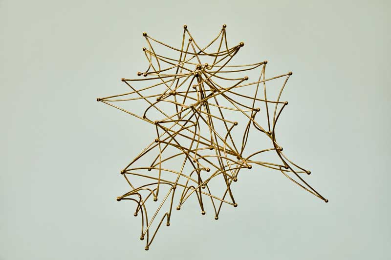 Abstract bronze forms