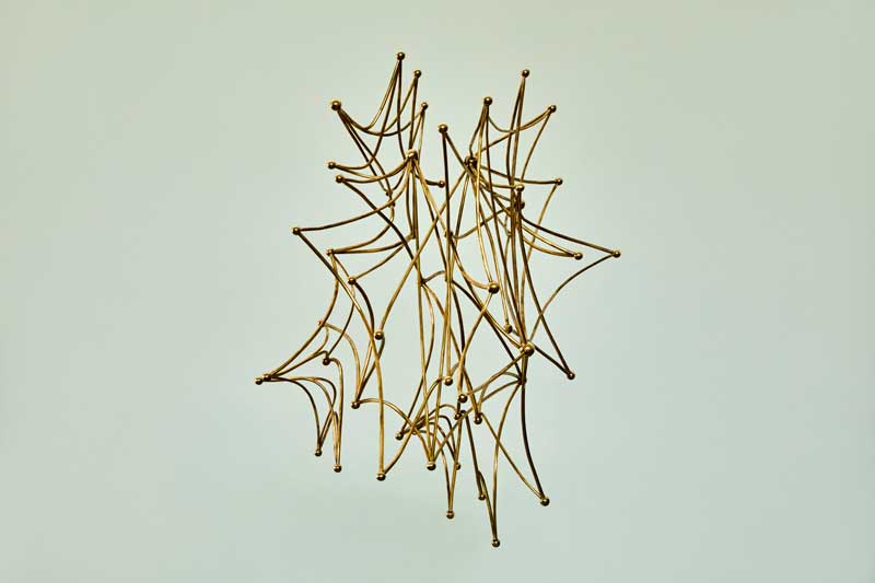 Abstract bronze forms