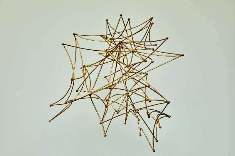 Abstract bronze forms
