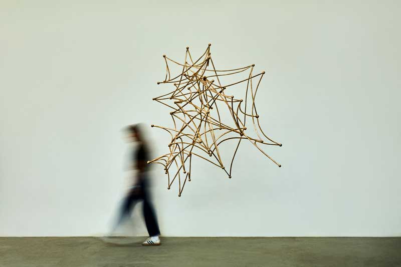 Abstract bronze forms